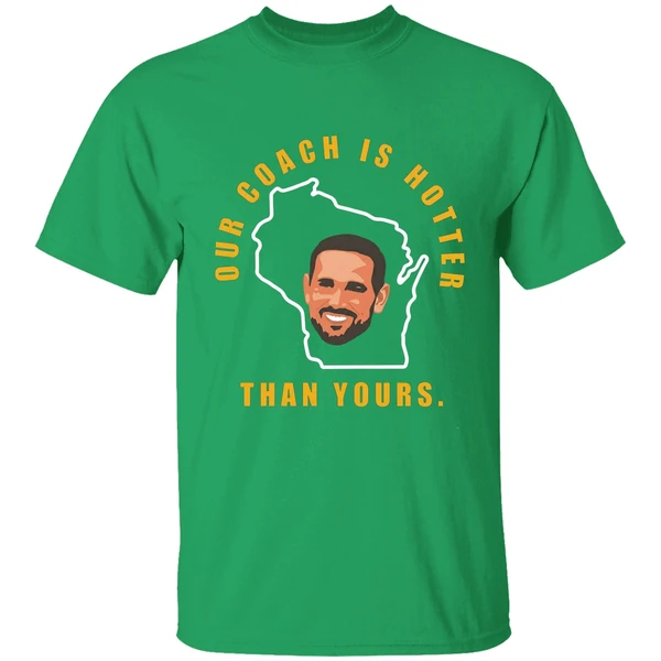 Aaron Our Coach Is Hotter Than Yours Shirt - Image 2