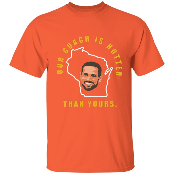 Aaron Our Coach Is Hotter Than Yours Shirt - Image 6