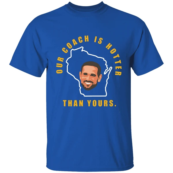 Aaron Our Coach Is Hotter Than Yours Shirt - Image 8