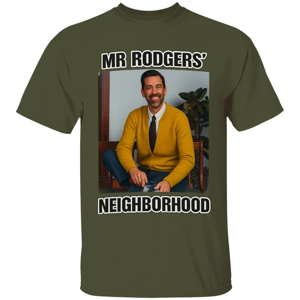 Aaron Rodgers The Pittsburgh Steelers Mr Rodgers Neighborhood Shirt - Image 3