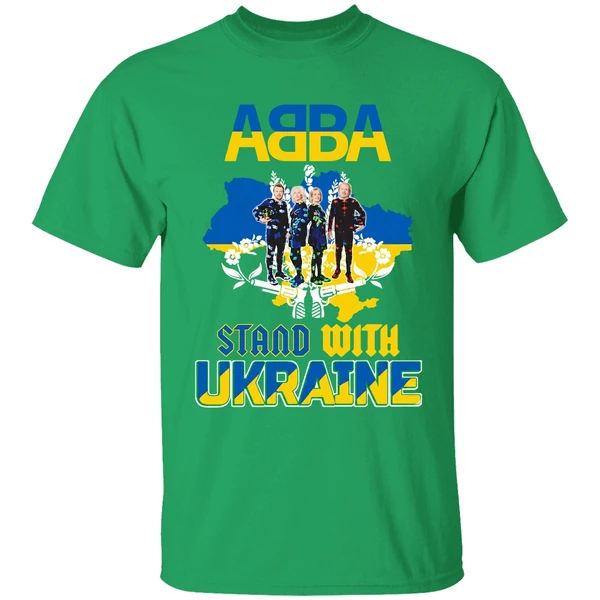 Abba Stand With Ukraine Shirt - Image 2