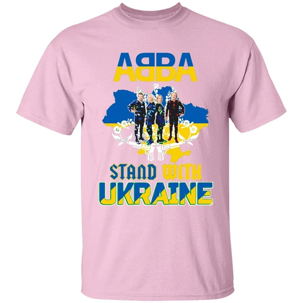 Abba Stand With Ukraine Shirt - Image 3
