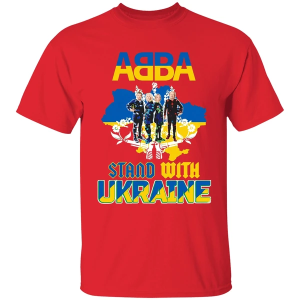 Abba Stand With Ukraine Shirt - Image 7
