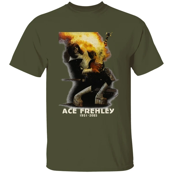 Ace Frehley Rock Guitar Memorial 1951 2025 Shirt - Image 3