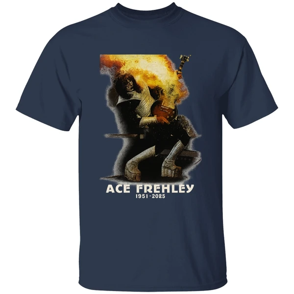 Ace Frehley Rock Guitar Memorial 1951 2025 Shirt - Image 4