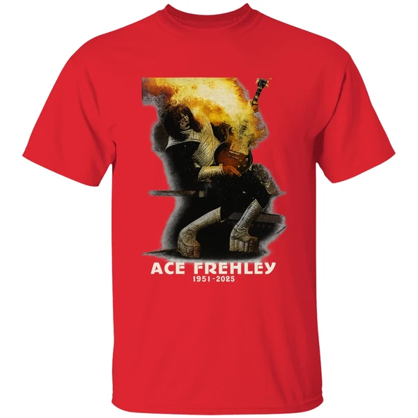 Ace Frehley Rock Guitar Memorial 1951 2025 Shirt - Image 6