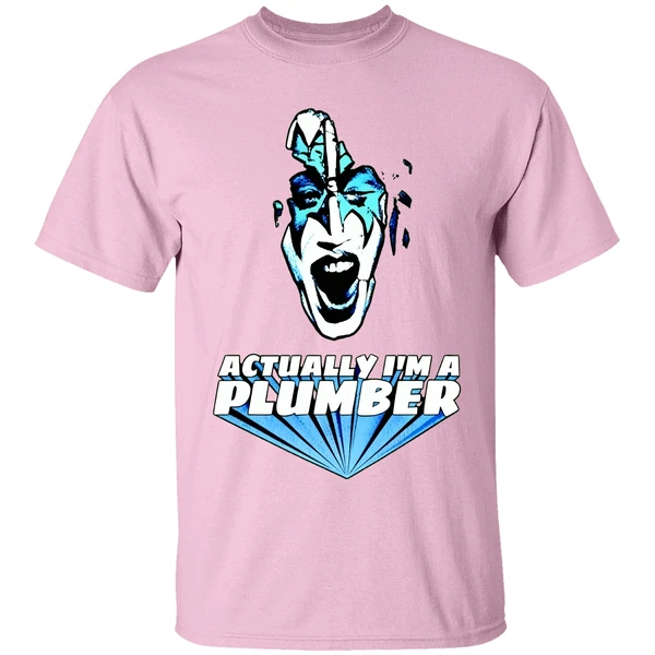 Actually Im A Plumber Shirt - Image 2