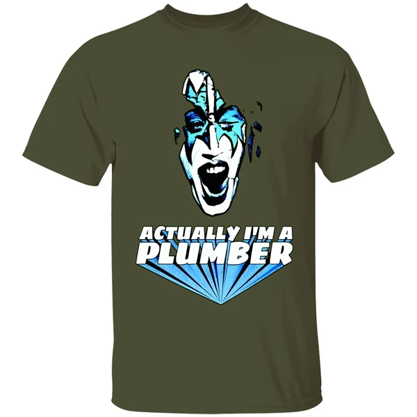 Actually Im A Plumber Shirt - Image 3