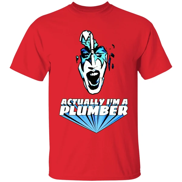 Actually Im A Plumber Shirt - Image 6
