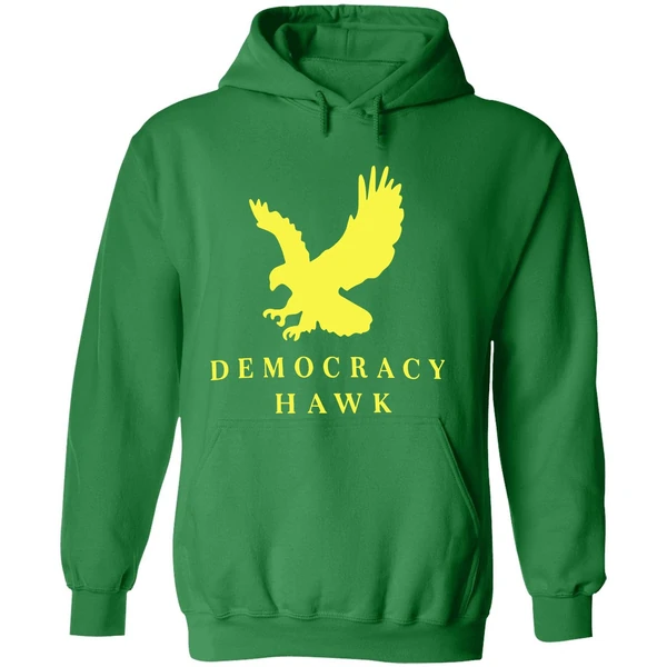 Adam Kinzinger Democracy Hawk Eagle Hoodie - Image 2