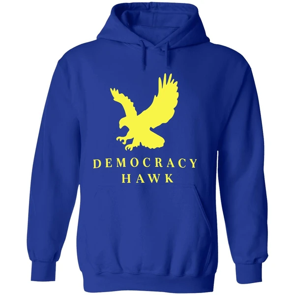 Adam Kinzinger Democracy Hawk Eagle Hoodie - Image 7