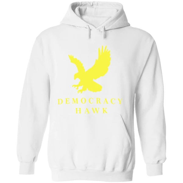 Adam Kinzinger Democracy Hawk Eagle Hoodie - Image 8