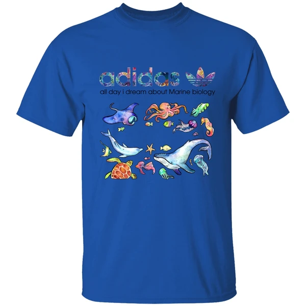 Adidas All Day I Dream About Marine Biology Shirt - Image 7