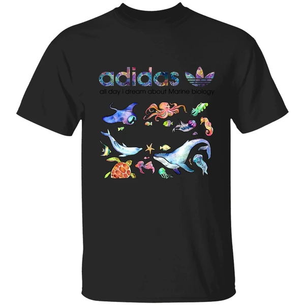 Adidas All Day I Dream About Marine Biology Shirt - Image 9