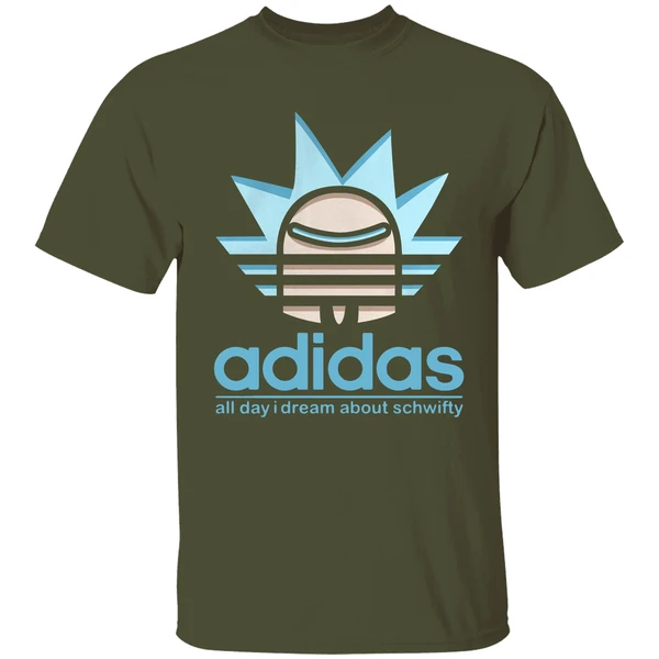 Adidas All Day I Dream About Schwifty Shirt - Image 3