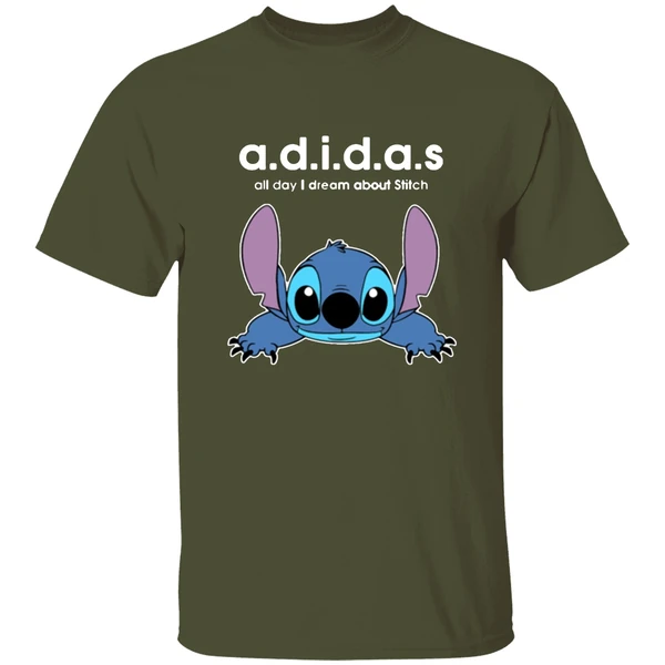 Adidas All Day I Dream About Stitch Shirt - Image 3