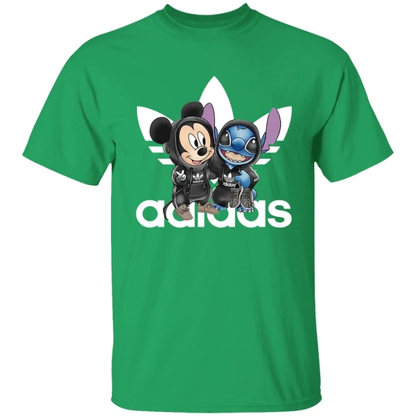 Adidas Mickey And Stitch Shirt