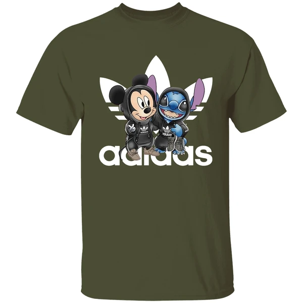 Adidas Mickey And Stitch Shirt - Image 3