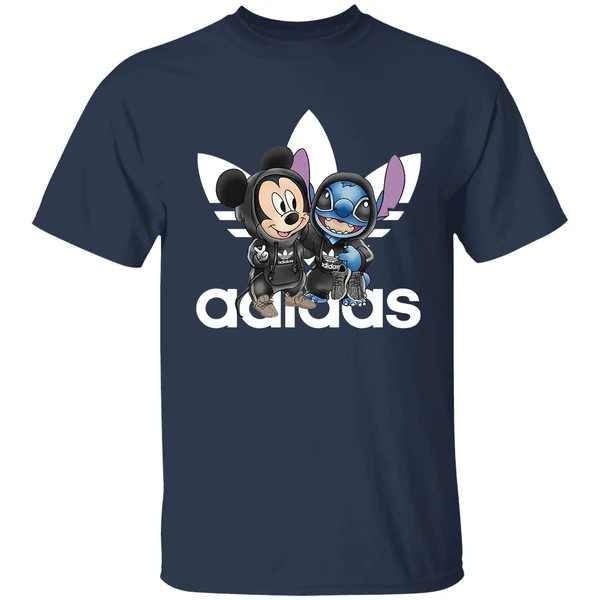 Adidas Mickey And Stitch Shirt - Image 4