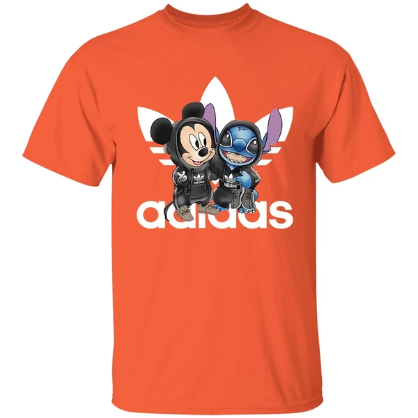 Adidas Mickey And Stitch Shirt - Image 5