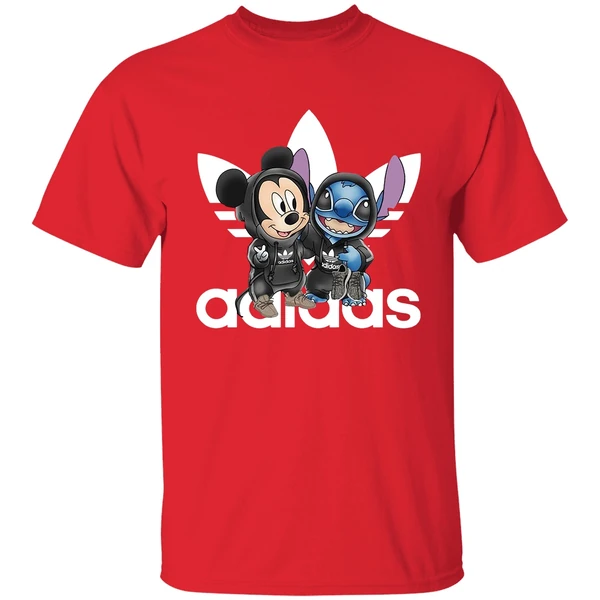 Adidas Mickey And Stitch Shirt - Image 6