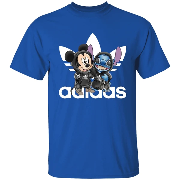 Adidas Mickey And Stitch Shirt - Image 7