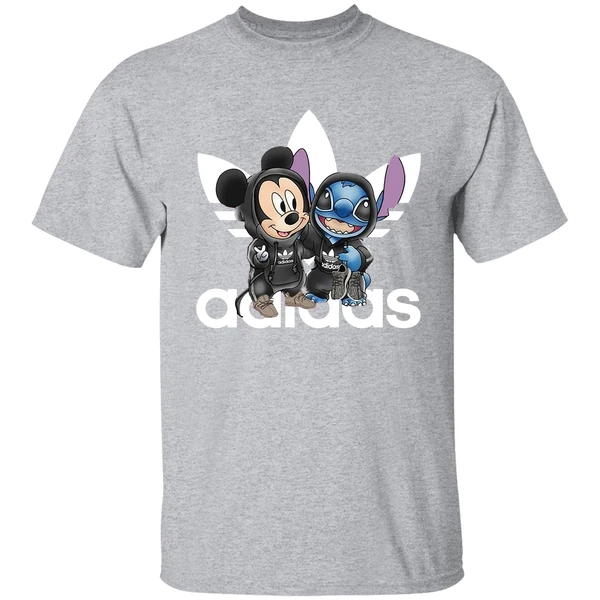Adidas Mickey And Stitch Shirt - Image 8