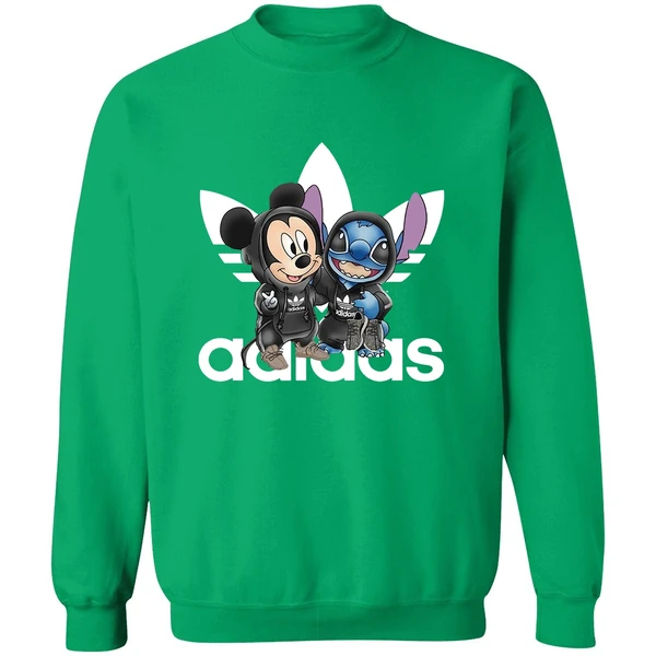 Adidas Mickey And Stitch Sweatshirt - Image 2