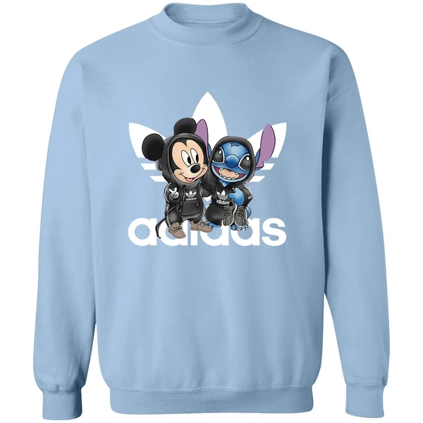Adidas Mickey And Stitch Sweatshirt - Image 3
