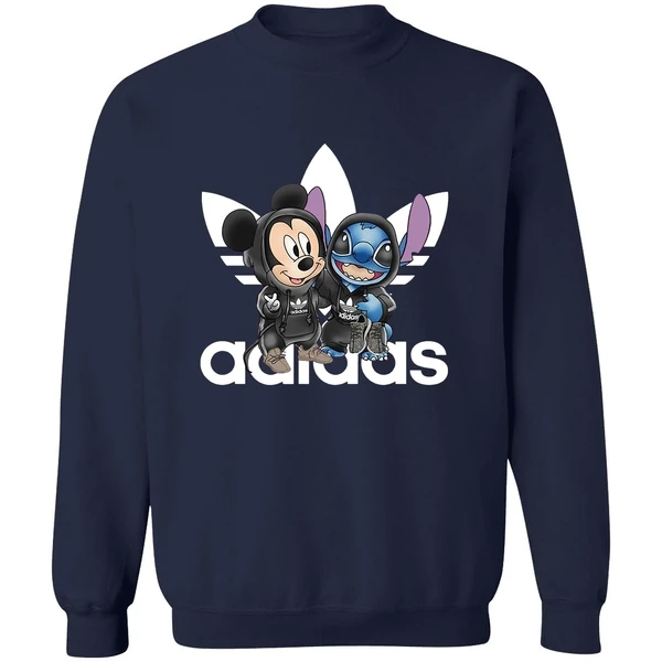 Adidas Mickey And Stitch Sweatshirt - Image 5