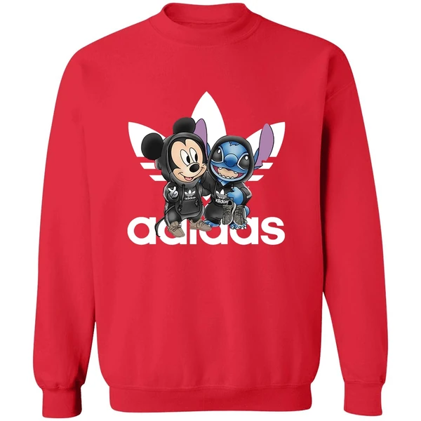 Adidas Mickey And Stitch Sweatshirt - Image 7