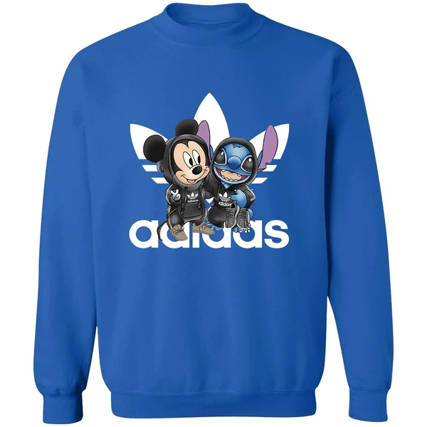 Adidas Mickey And Stitch Sweatshirt - Image 8