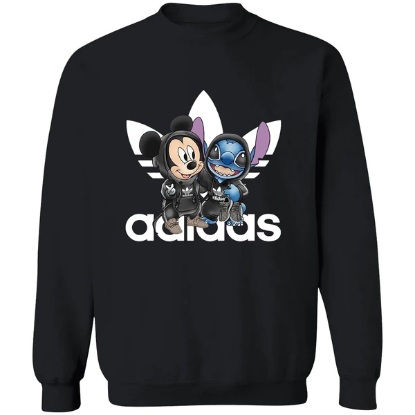 Adidas Mickey And Stitch Sweatshirt - Image 9