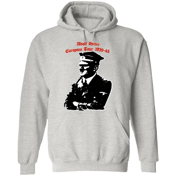 Adolf Hitler European Tour 1939 1945 Dates Hoodie - Image 9
