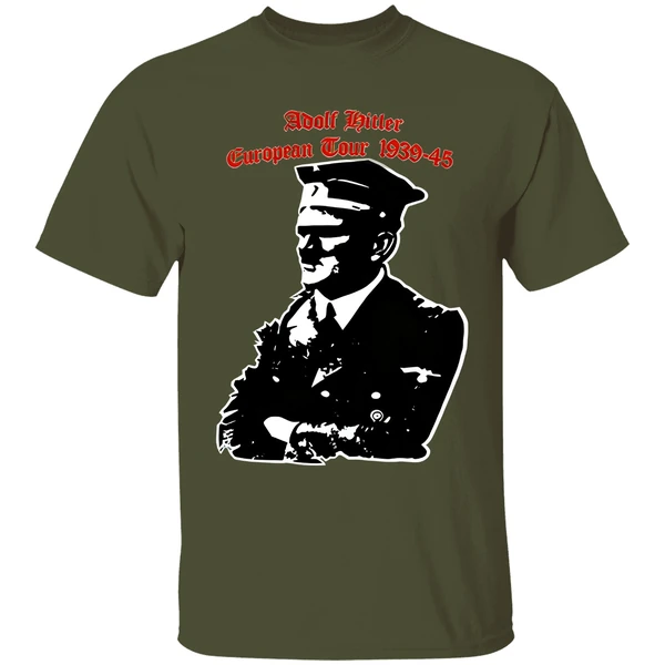 Adolf Hitler European Tour 1939 1945 Dates Shirt - Image 9