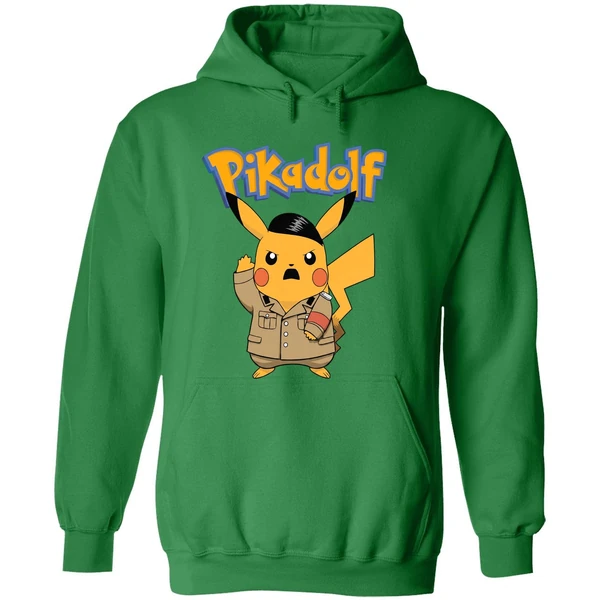 Adolf Hitler Pikachu Pokemon Pikadolf Hoodie - Image 2