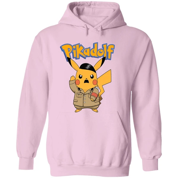 Adolf Hitler Pikachu Pokemon Pikadolf Hoodie - Image 5
