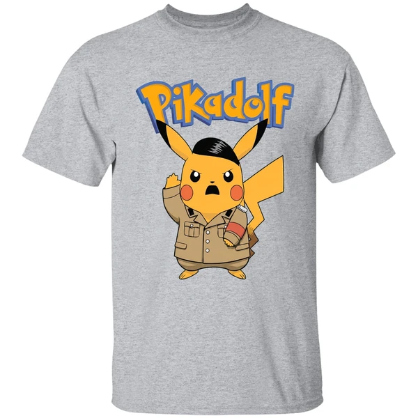 Adolf Hitler Pikachu Pokemon Pikadolf Shirt - Image 9