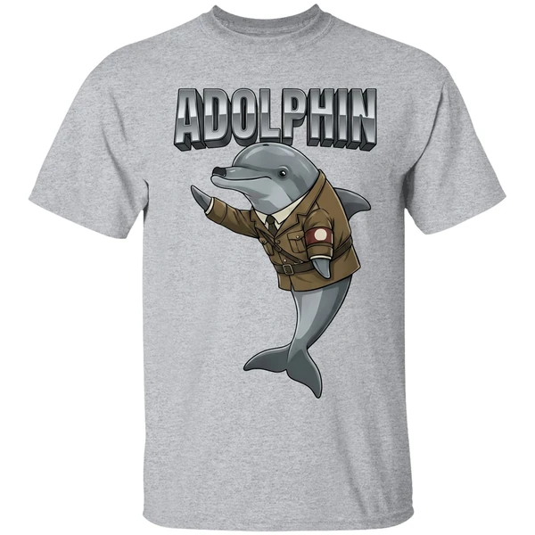 Adolphin Adolf Hitler Dolphin Shirt - Image 6