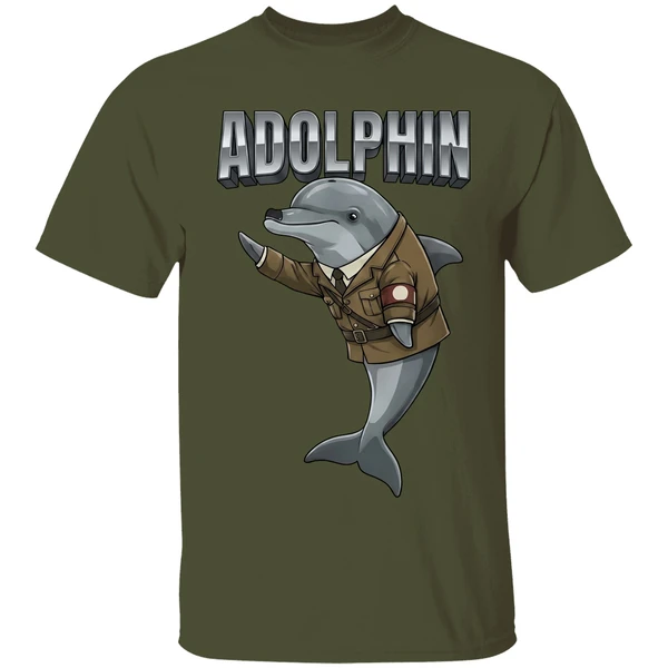 Adolphin Adolf Hitler Dolphin Shirt - Image 9