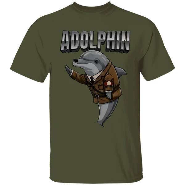 Adolphin Dolphin Adolf Hitler Nazi Uniform Shirt - Image 4