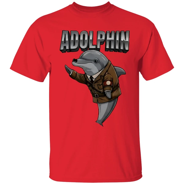 Adolphin Dolphin Adolf Hitler Nazi Uniform Shirt - Image 7