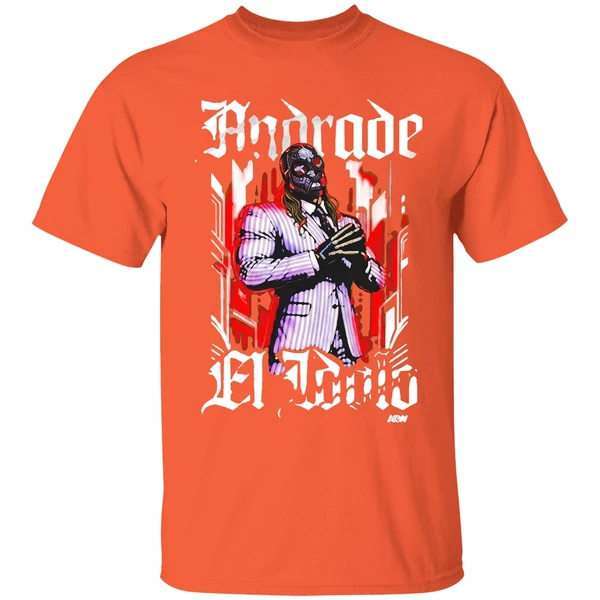 aew andrade el idolo shirt orange