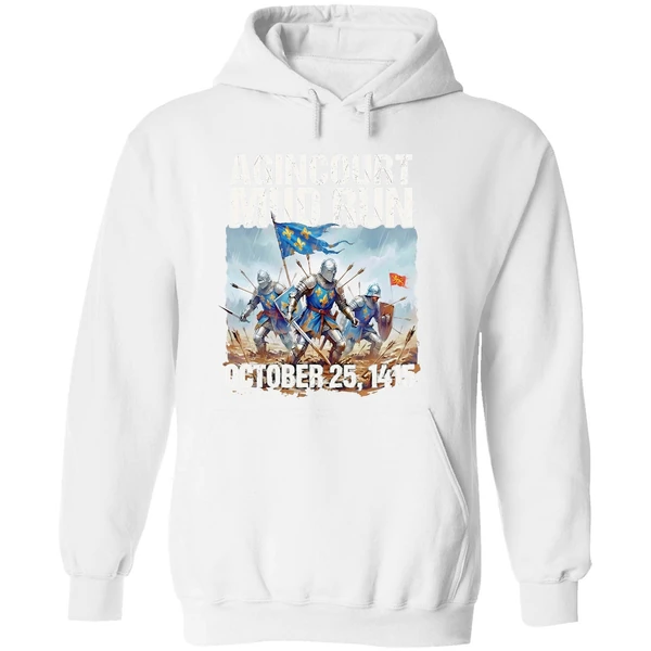 Agincourt Mud Run October 25 1415 Hoodie - Image 8