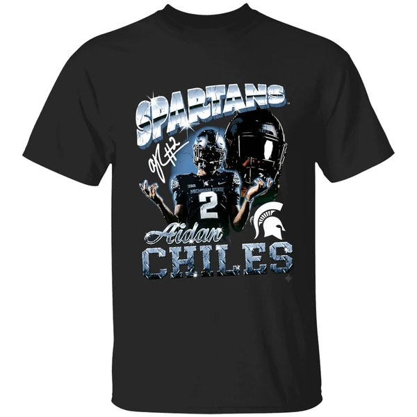 Aidan Chiles Michigan State Spartans Graphic Shirt