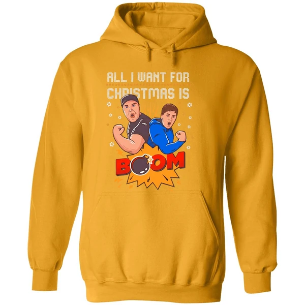 Aj Big Justice All I Want For Christmas Is Boom Hoodie