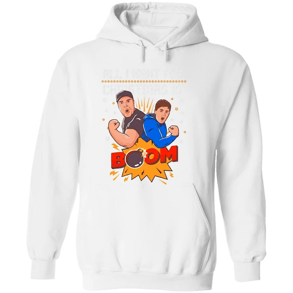 Aj Big Justice All I Want For Christmas Is Boom Hoodie - Image 8
