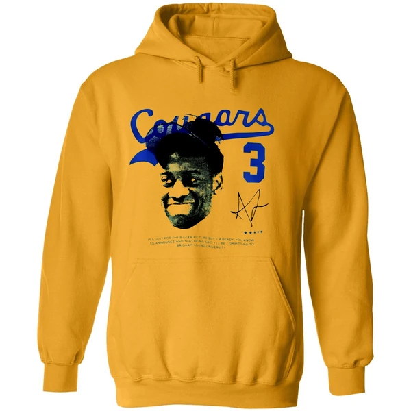 Aj Dybantsa Byu Cougars Player Graphic Hoodie
