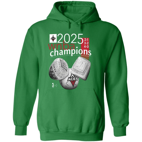 Aja Wilson Aces 2020 Nba Champions Regression Year 2025 New Hoodie - Image 2