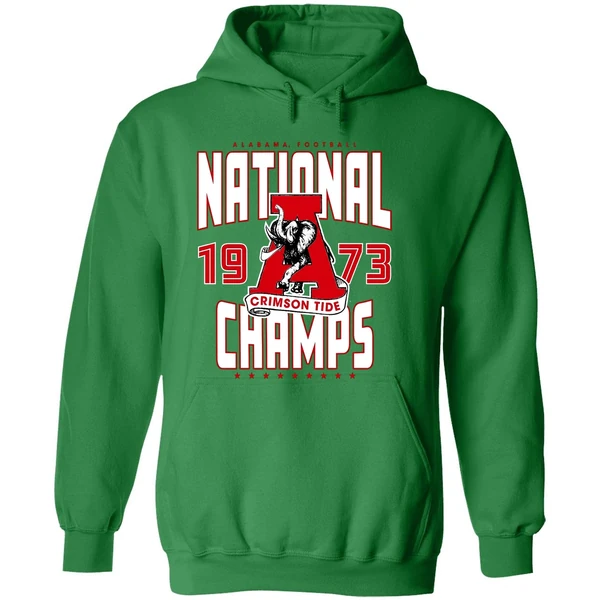Alabama Crimson Tide 1973 National Champions Elephant Hoodie - Image 2